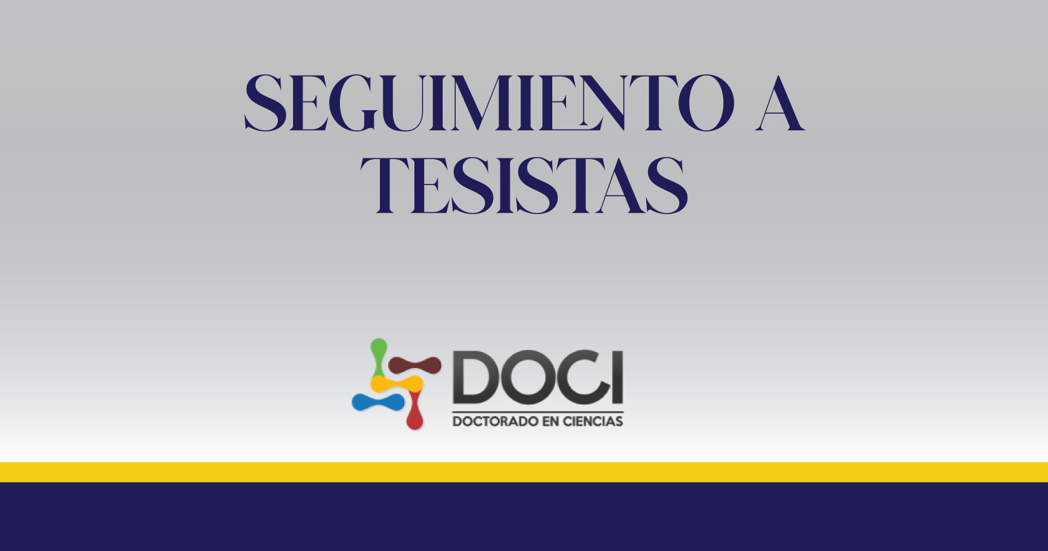 Seguimiento a Tesistas 1 Semestre